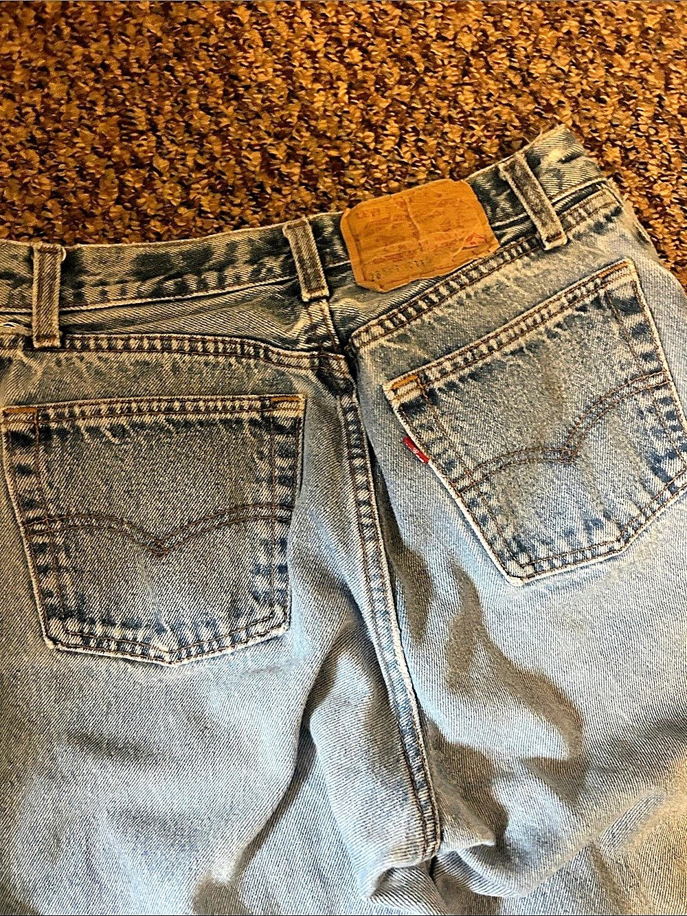 Vintage Levi's Straight Leg Blue Jeans - Picture 2 of 5